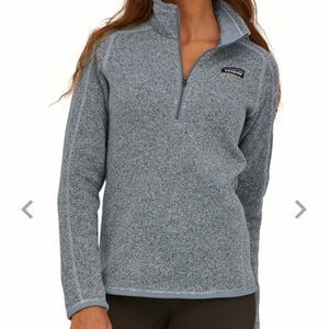 Patagonia Fleece Quarter Zip (Light Blue)